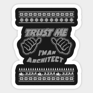 Trust Me, I’m an ARCHITECT – Merry Christmas Sticker